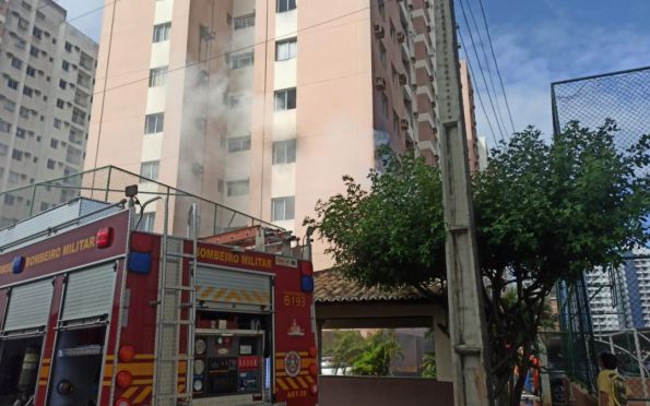 Incêndio acontece em apartamento no bairro Luzia, em Aracaju