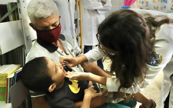 Em Aracaju, apenas 20% das crianças foram vacinadas contra poliomielite