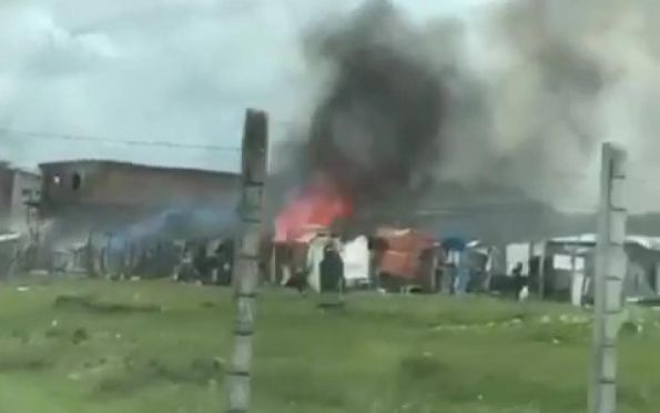 Incêndio atinge ocupação no loteamento Marivan, na zona sul de Aracaju