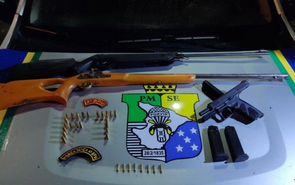 Suspeito de ameaçar população com arma de fogo é preso em Canindé