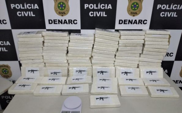 96 quilos de cocaína são apreendidos no 18 do Forte, em Aracaju