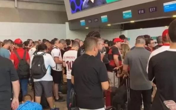 Confusão: torcedores do Flamengo ficam sem voos para o Equador
