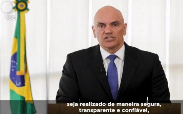Na TV, Moraes destaca segurança das urnas e repete proibição de armas