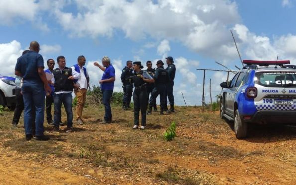 Polícia realiza desocupação pacífica em terreno na cidade de São Cristóvão