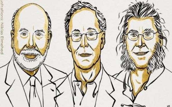 Trio leva Nobel de Economia por estudos sobre crises financeiras