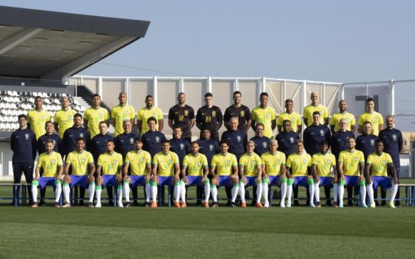 Seleção Brasileira divulga foto oficial para a Copa do Mundo 2022