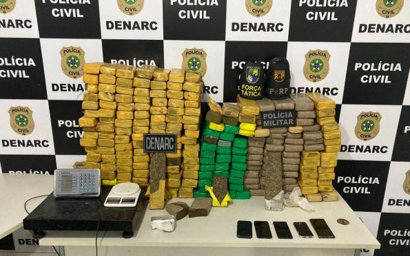 Carga de 217 quilos de drogas é apreendida em Carmópolis (SE)
