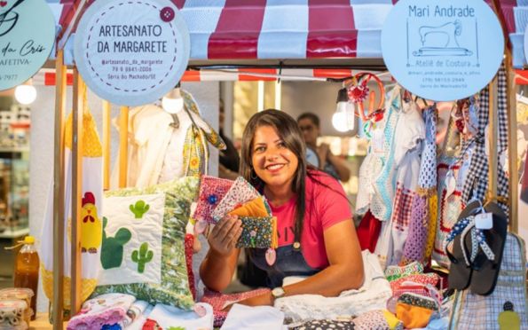 Feira de artesãos de Ribeirópolis acontece nos shoppings Jardins e Riomar