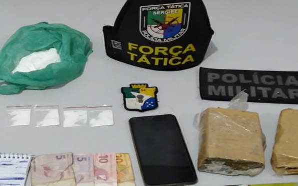 Homem é preso por suspeita de tráfico de drogas em Lagarto (SE)