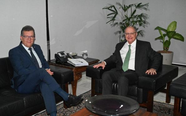 Laércio se reúne com presidente em exercício Alckmin