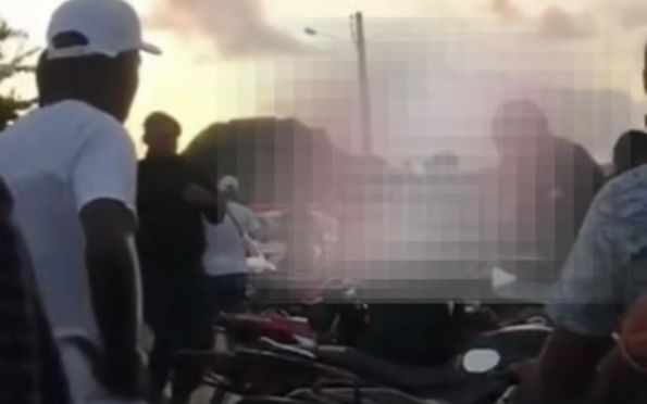 Mulher é agredida com soco por policial em Cristinápolis