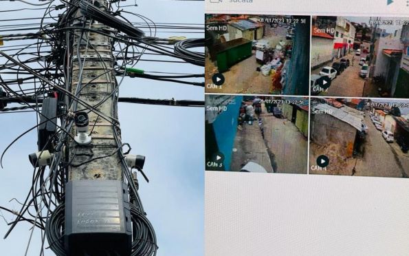 Polícia desativa sistema de câmeras utilizada por traficante em Aracaju