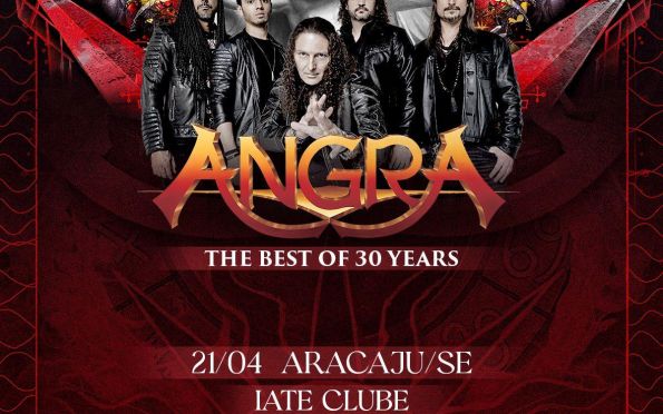 Angra toca maiores sucessos dos 30 anos de carreira em Aracaju 