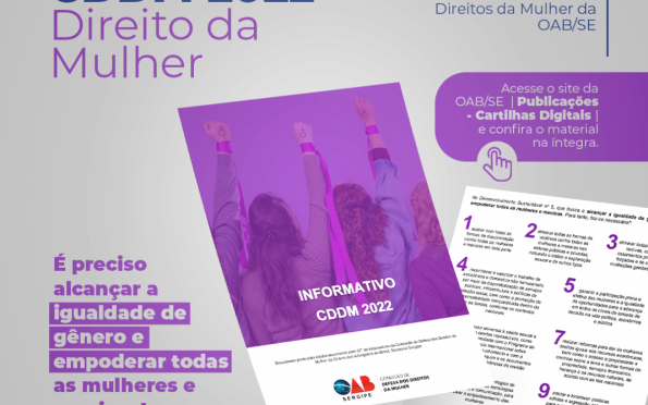OAB em Sergipe lança cartilha sobre direitos das mulheres 