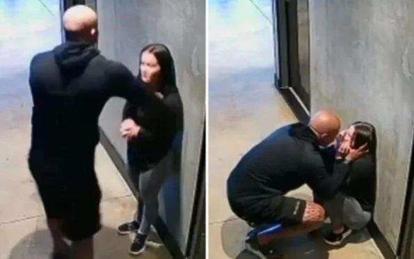 Vídeo: personal trainer é flagrado dando soco na namorada em academia