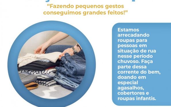 Campanha arrecada roupas e cobertores para doação em Aracaju