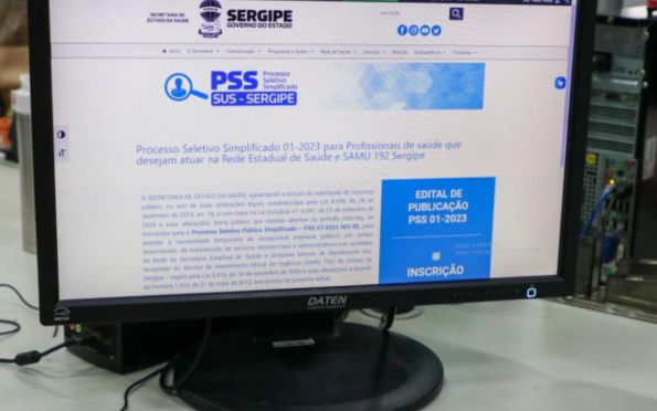 Inscrições para o PSS da saúde são prorrogadas em Sergipe
