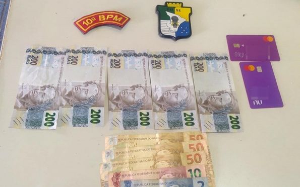 Suspeito de passar dinheiro falso na feira é preso em Graccho Cardoso (SE)