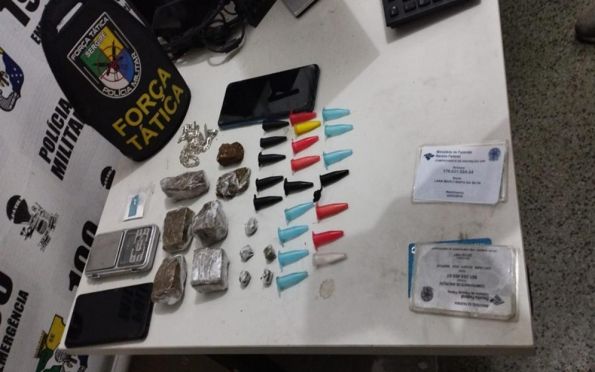 Casal é preso por suspeita de tráfico de drogas em Neópolis (SE) 