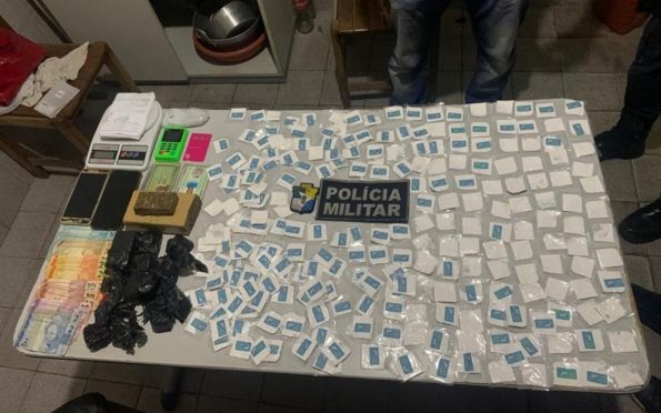 Trio é preso, suspeito de tráfico de drogas em Poço Redondo (SE)