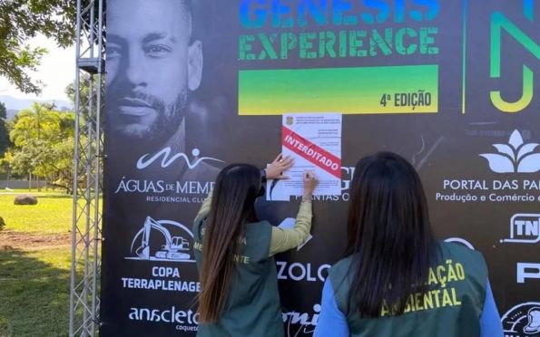 Obra na casa de Neymar é interditada após denúncia de crime ambiental