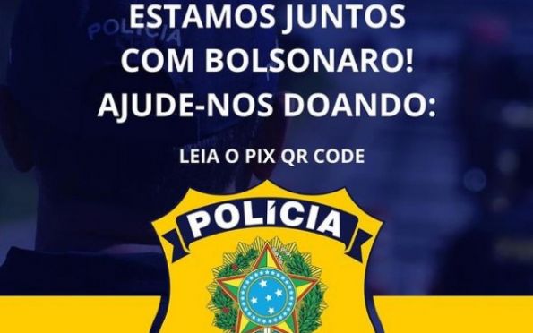 PRF informa que pedido de Pix para Bolsonaro se trata de um golpe