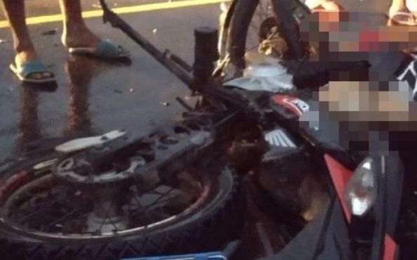 Colisão entre duas motos deixa três pessoas mortas e uma ferida em Pacatuba