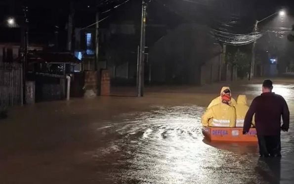 Veja imagens de destruição após ciclone no Rio Grande do Sul