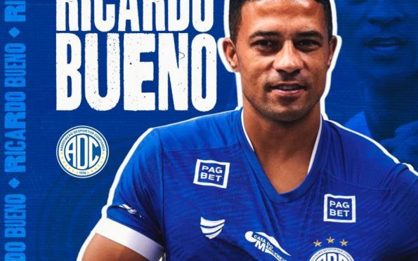 Confiança anuncia a contratação do atacante Ricardo Bueno, de 35 anos 