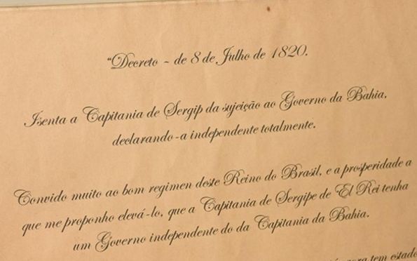Conheça alguns aspectos históricos da independência de Sergipe