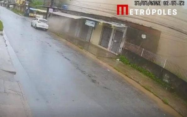 Vídeo: veja o momento em que parte de prédio desaba no Recife (PE)