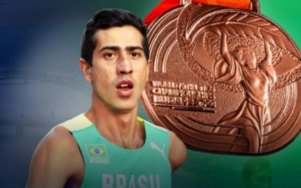 Brasil abre Mundial de atletismo com bronze de Caio Bonfim na marcha