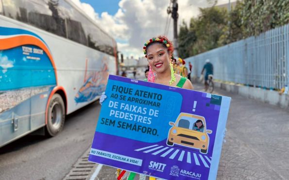 Dia do Pedestre: ação educativa reforça importância do respeito à faixa