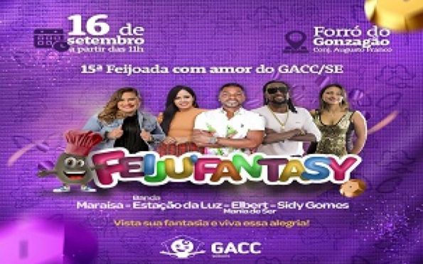 Feijoada com Amor do GACC/SE acontece no dia 16 de setembro 