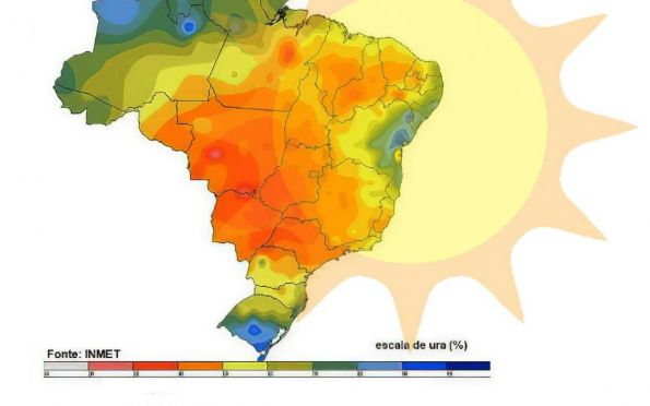 Onda de calor e baixa umidade marcam semana na maior parte do país