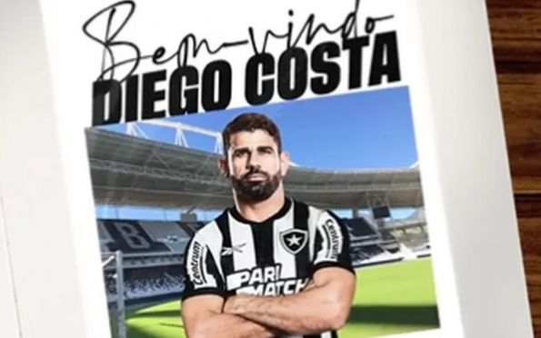 Sergipano Diego Costa é anunciado como reforço do Botafogo 