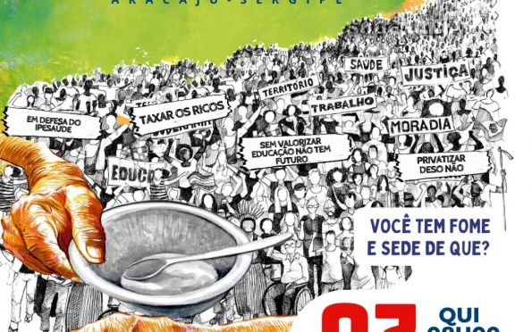 29ª edição dos Grito dos Excluídos acontece em Aracaju no 7 de Setembro