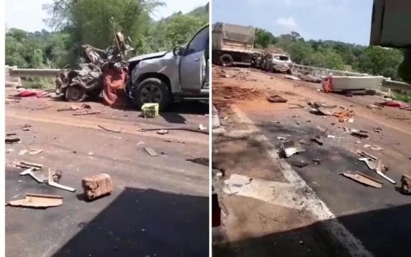 Acidente envolvendo 18 veículos deixa ao menos 3 mortos em Goiás