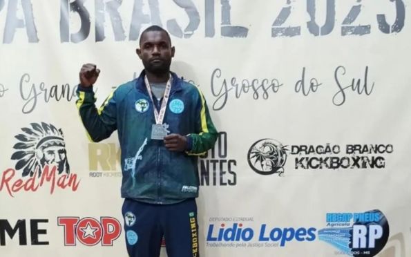 Sergipano conquista medalha de prata na Copa Brasil de Kickboxing