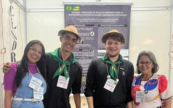 Escola pública representa Sergipe na maior feira de ciências da América Latina