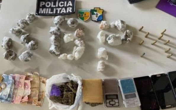 Suspeito de tráfico é preso com drogas e munições em Estância 