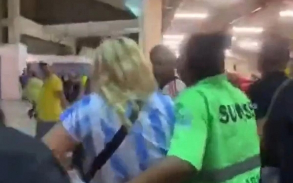 Argentina presa por racismo durante Brasil x Argentina é solta no RJ