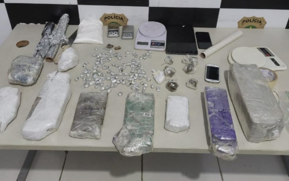 Cerca de 7kg de drogas são apreendidos na Zona Sul de Aracaju