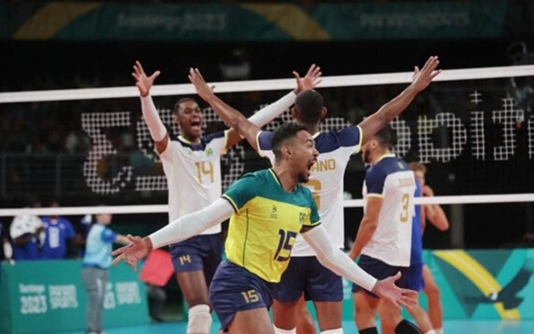 PAN: Brasil vence Cuba e avança às semifinais do vôlei masculino