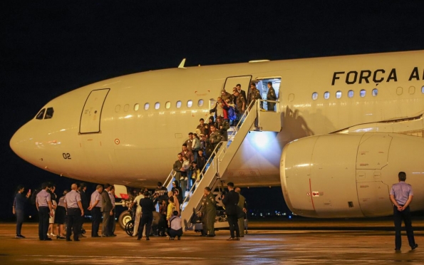  Mais um grupo de repatriados de Gaza chega ao Brasil nesta segunda, 11