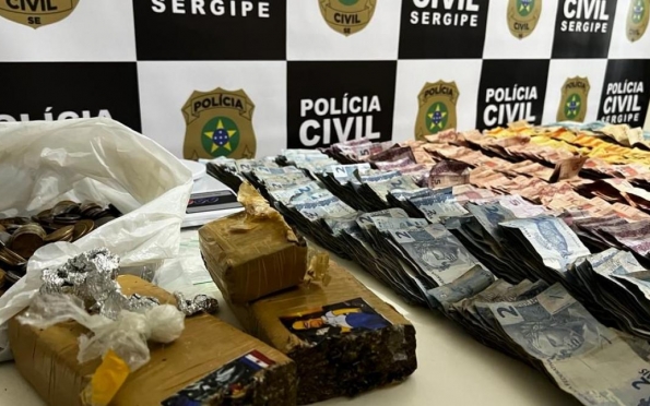 Mulher é presa após abandonar R$ 7 mil reais e droga em Itabaianinha