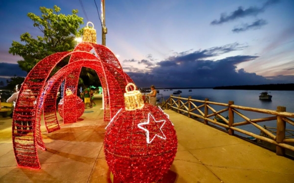 Natal Iluminado: magia e encanto chegam à Orla Pôr do Sol