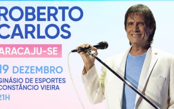 Roberto Carlos se apresenta em Aracaju nesta terça-feira (19)