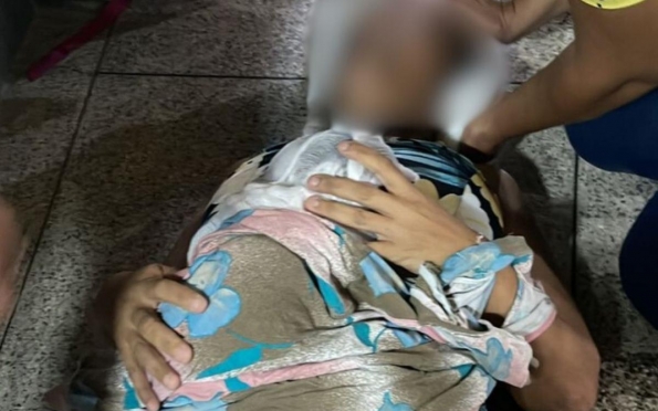 Vídeo: Bebê nasce na calçada de posto de combustível em Aracaju