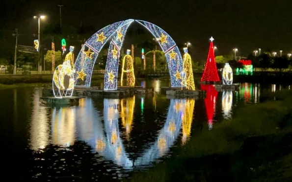 Luzes de Natal serão acesas no Parque da Sementeira nesta terça-feira (5)